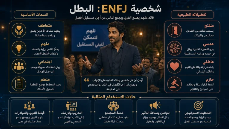 شخصية ENFJ البطل 1 شخصية ENFJ البطل