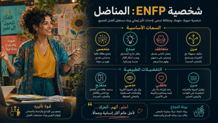 شخصية ENFP المناضل 3 شخصية ENFP المناضل