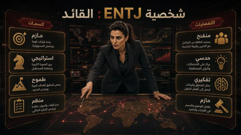 شخصية ENTJ القائد 48 شخصية ENTJ القائد