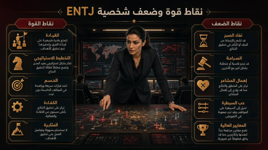 نقاط قوة وضعف شخصية INTJ المعماري