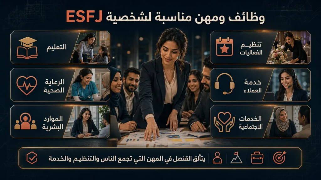 شخصية ESFJ القنصل 7 أفضل الوظائف والمهن المناسبة لشخصية ESFJ القنصل