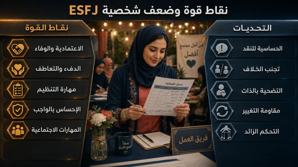 شخصية ESFJ القنصل 5 نقاط قوة وضعف شخصية ESFJ القنصل