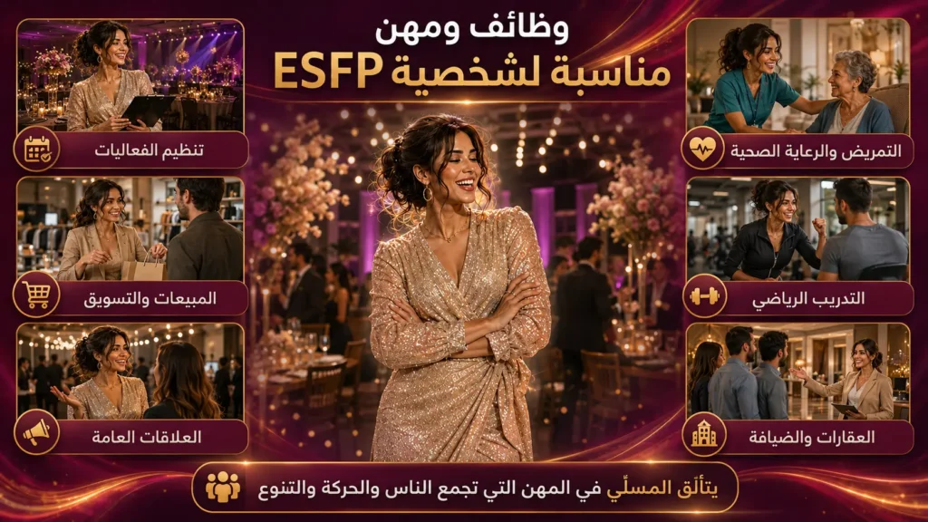 شخصية ESFP المسلّي 7 أفضل الوظائف والمهن المناسبة لشخصية ESFP المسلّي