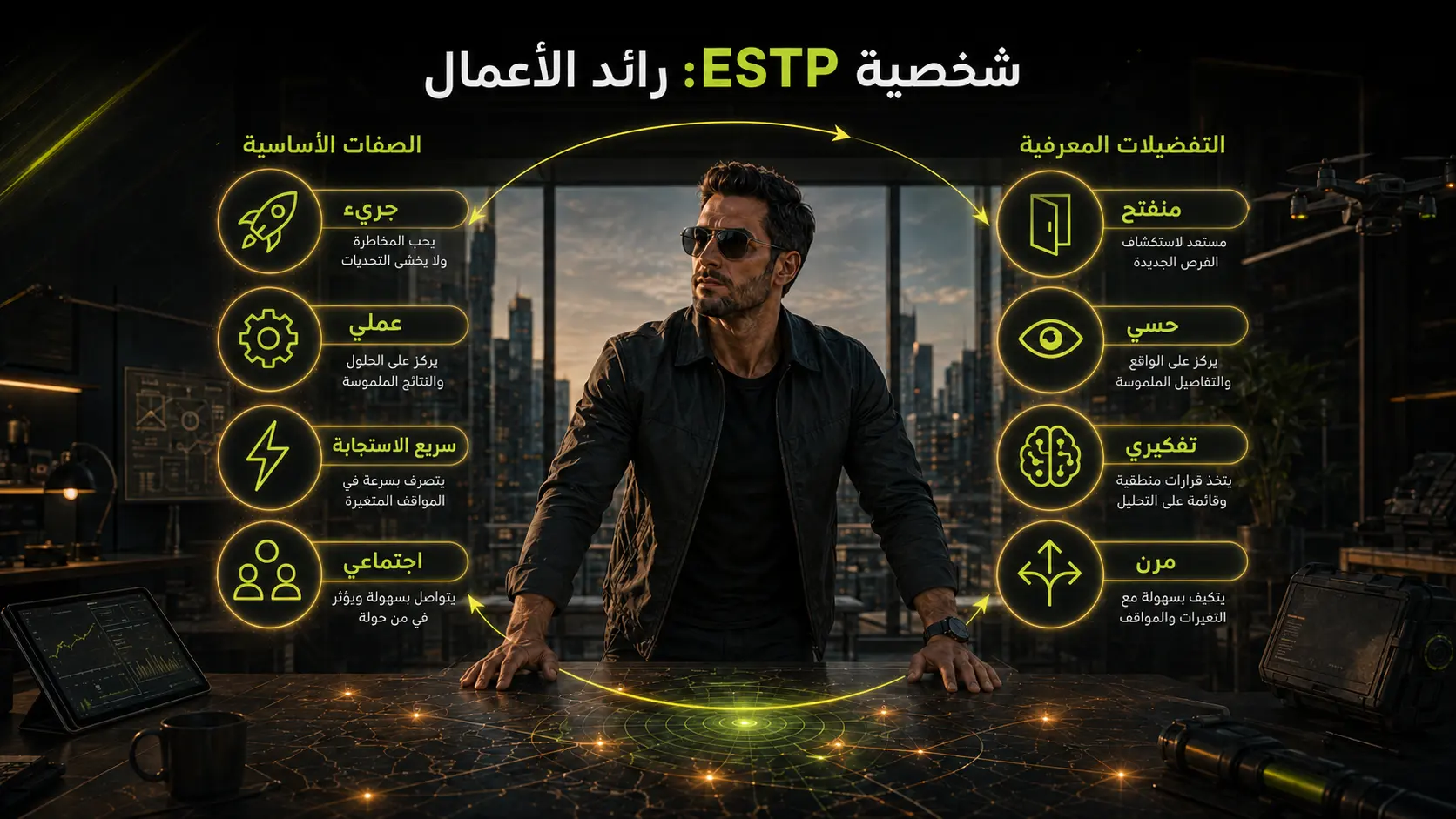 شخصية ESTP رائد الأعمال 1 esfp personality type arabic 3