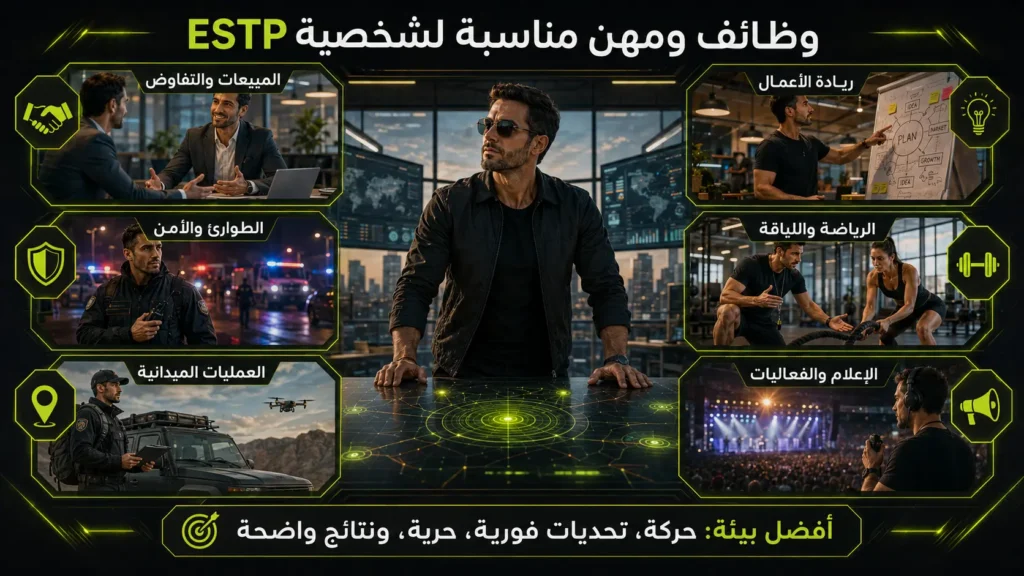 شخصية ESTP رائد الأعمال 7 أفضل الوظائف والمهن المناسبة لشخصية ESTP رائد الأعمال