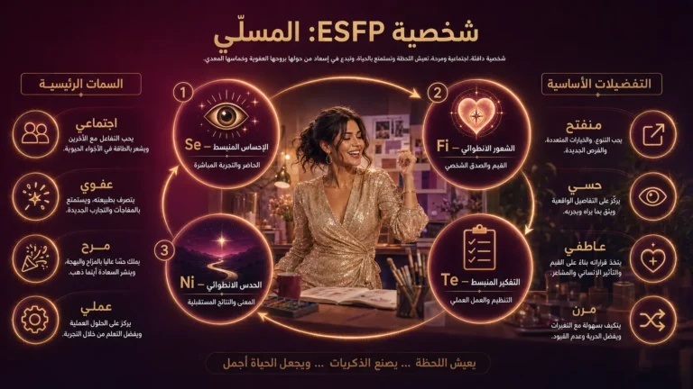 شخصية ESFP المسلّي 7 شخصية ESFP: الصفات ونقاط القوة والعلاقات والمهن