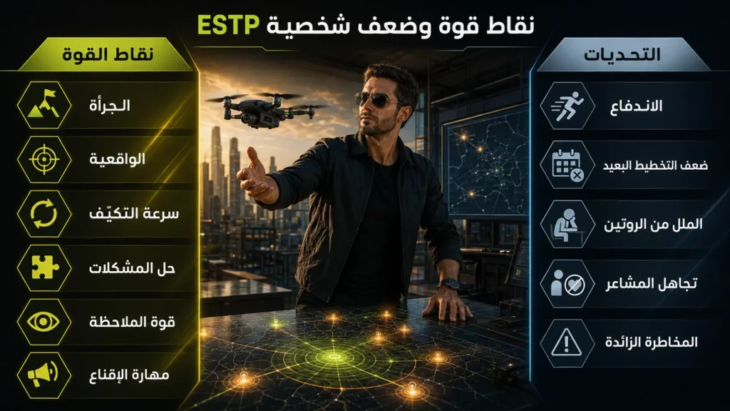 شخصية ESTP رائد الأعمال 5 نقاط قوة وضعف شخصية ESTP رائد الأعمال