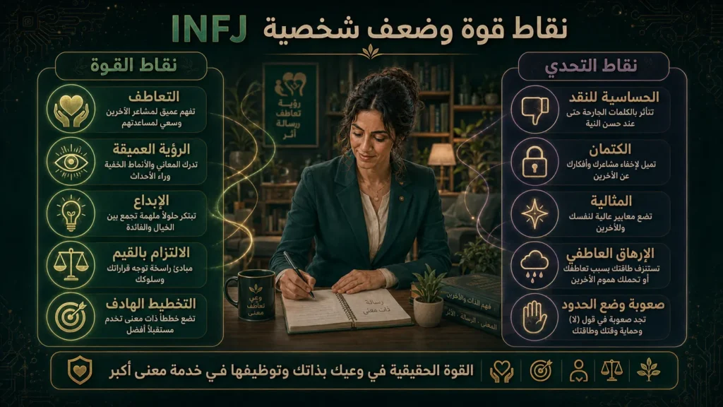 شخصية INFJ المحامي 5 نقاط قوة وضعف شخصية INFJ المدافع