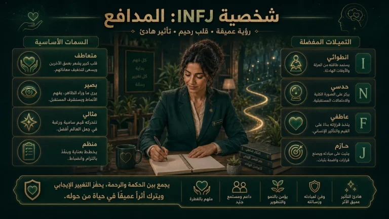 شخصية INFJ المحامي