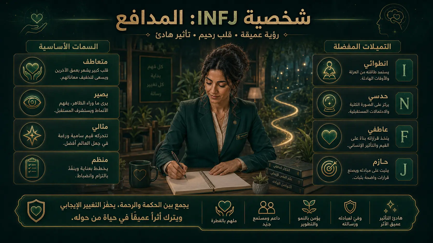 شخصية INFJ المحامي 1 infj personality type arabic
