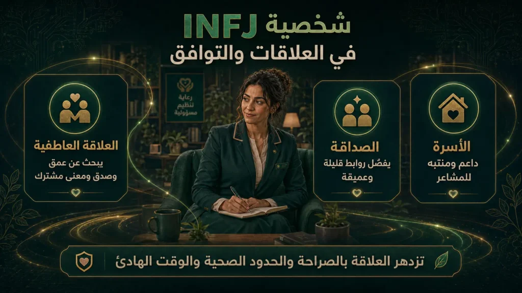 شخصية INFJ المحامي 6 شخصية INFJ في العلاقات العاطفية والصداقة والأسرة
