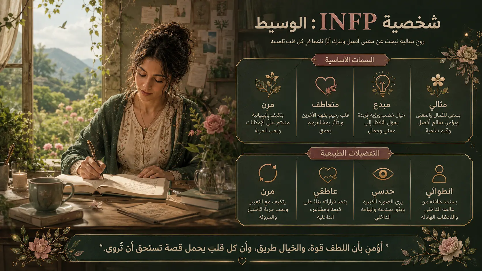 شخصية INFP الوسيط 1 infp personality type arabic
