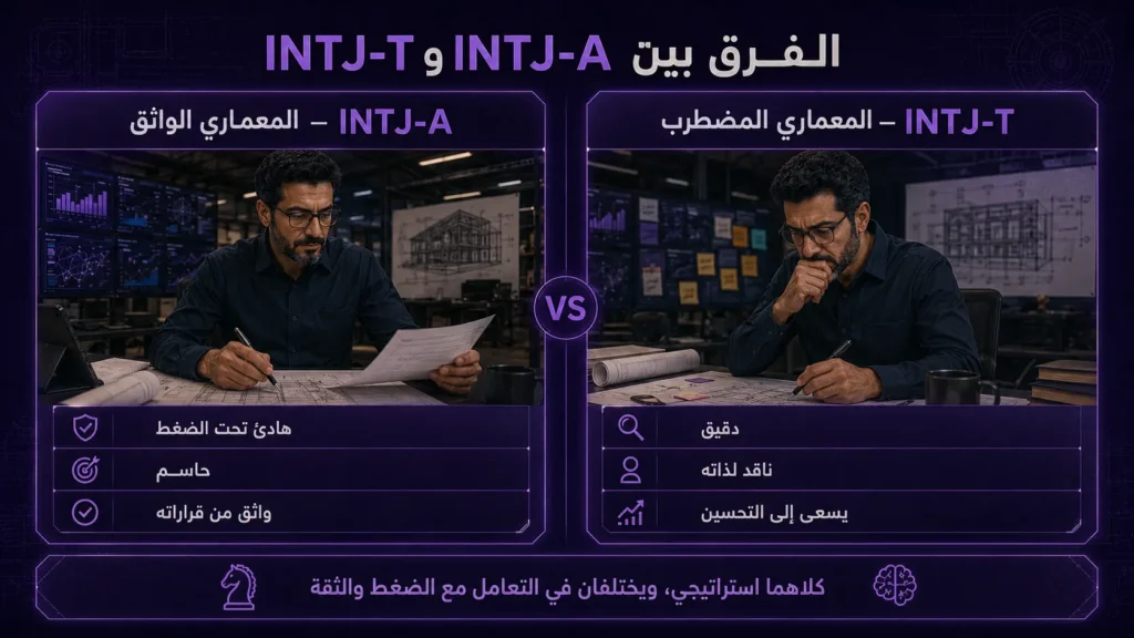 شخصية INTJ المعماري 4 الفرق بين شخصية INTJ-A الواثقة وشخصية INTJ-T المضطربة
