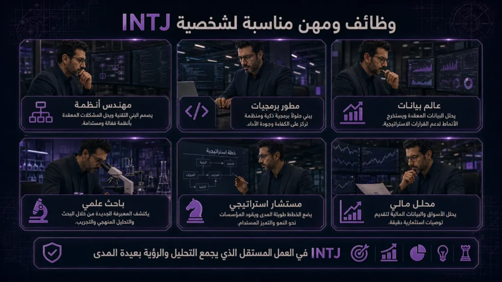شخصية INTJ المعماري 7 أفضل الوظائف والمهن المناسبة لشخصية INTJ المعماري