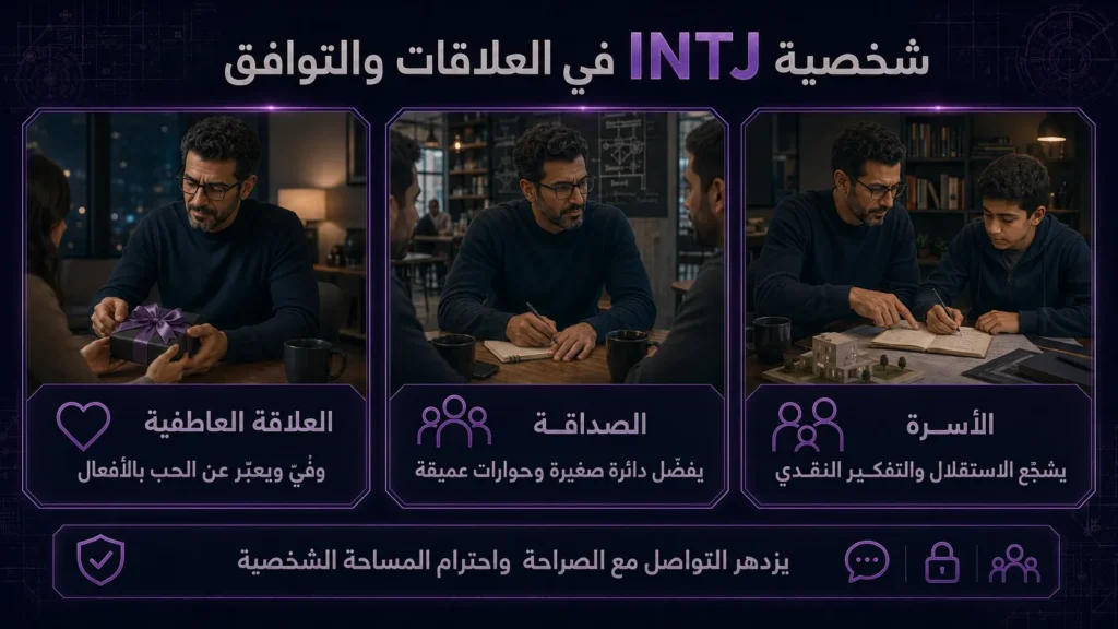 شخصية INTJ المعماري 6 شخصية INTJ في العلاقات العاطفية والصداقة والأسرة
