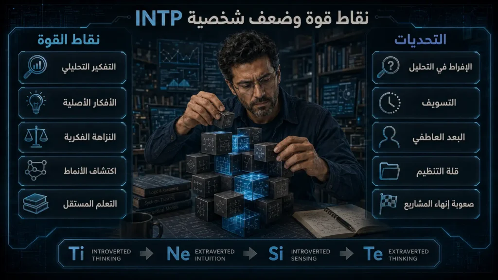 شخصية INTP المنطقي 5 شخصية INTP: الصفات ونقاط القوة والعلاقات والمهن