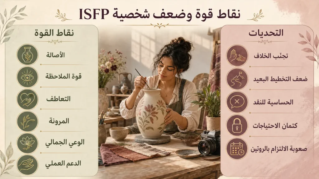 شخصية ISFP المغامر 5 نقاط قوة وضعف شخصية ISFP المغامر