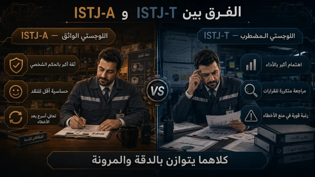 شخصية ISTJ اللوجستي 4 الفرق بين شخصية ISTJ-A الواثقة وشخصية ISTJ-T المضطربة