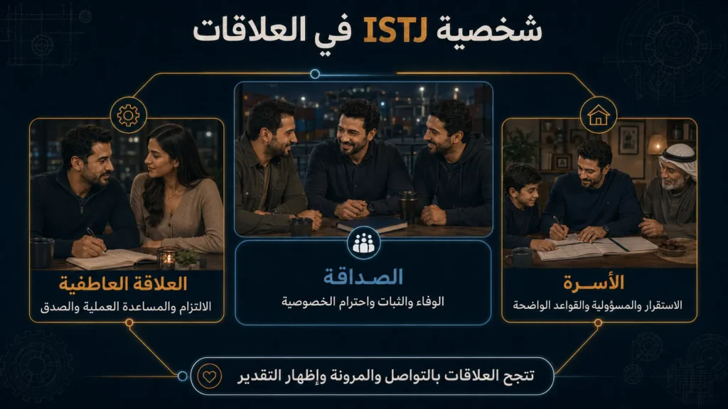 شخصية ISTJ اللوجستي 6 شخصية ISTJ في العلاقات العاطفية والصداقة والأسرة