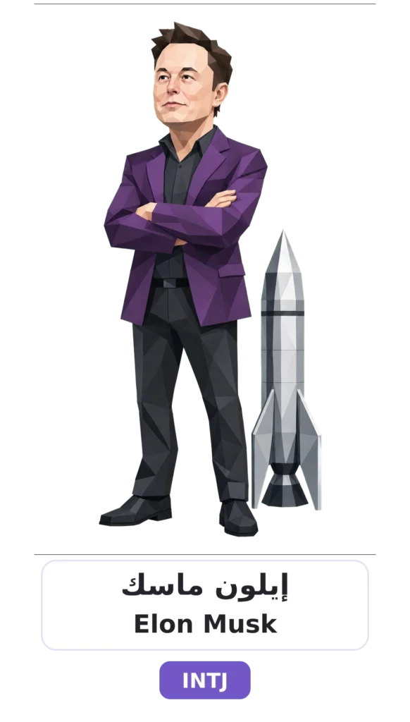 شخصية INTJ المعماري 9 01 elon musk intj card