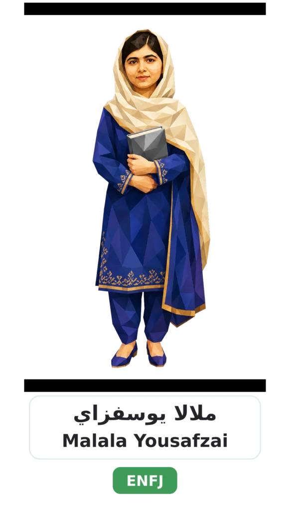 شخصية ENFJ البطل 10 02 malala yousafzai enfj