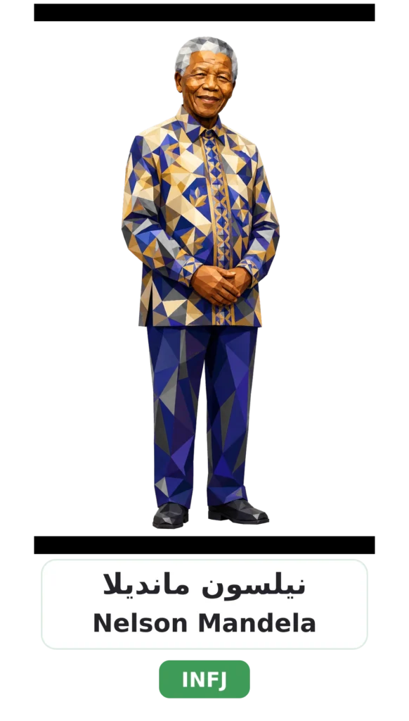 شخصية INFJ المحامي 10 03 nelson mandela infj card 2