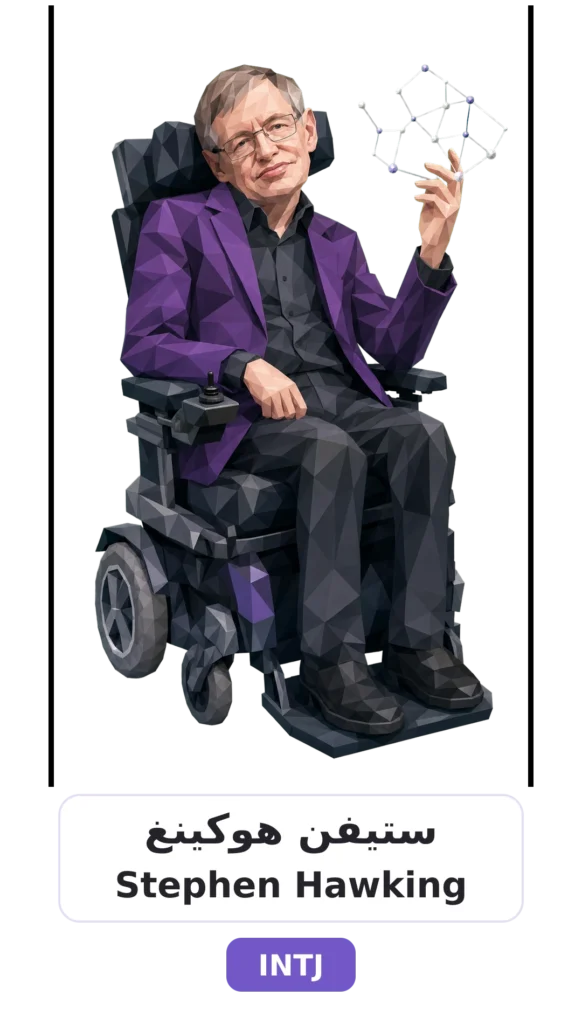 شخصية INTJ المعماري 17 09 stephen hawking intj card