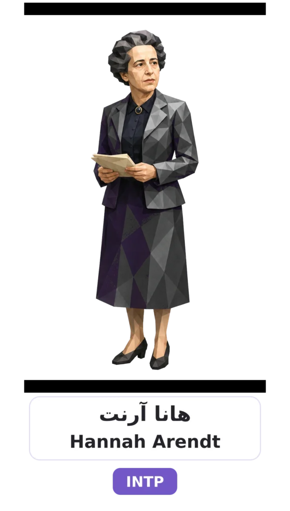 شخصية INTP المنطقي 19 11 hannah arendt intp card