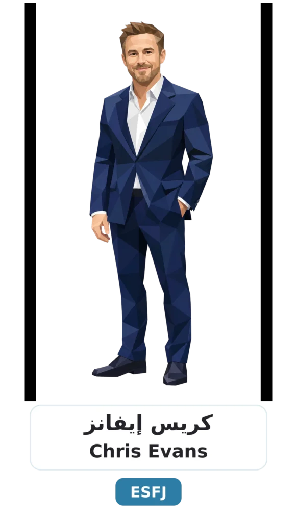 شخصية ESFJ القنصل 20 12 chris evans esfj