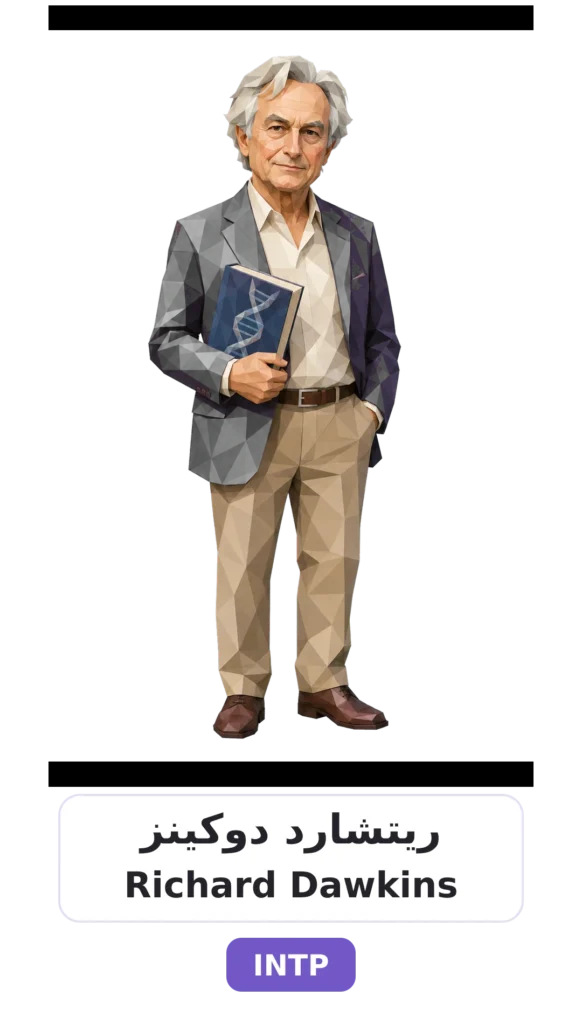 شخصية INTP المنطقي 20 12 richard dawkins intp card
